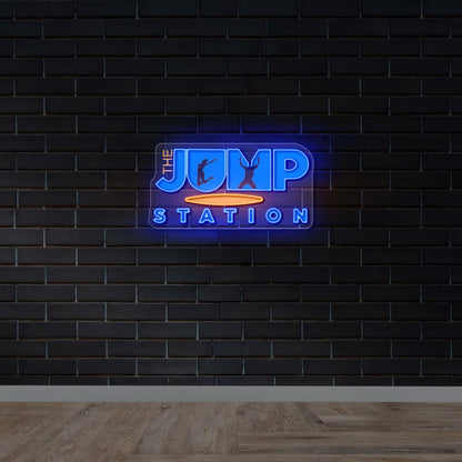 THE JUMP STATION - Premium Neon Artwork