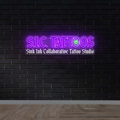 S.I.C TATTOOS - Premium Neon Artwork