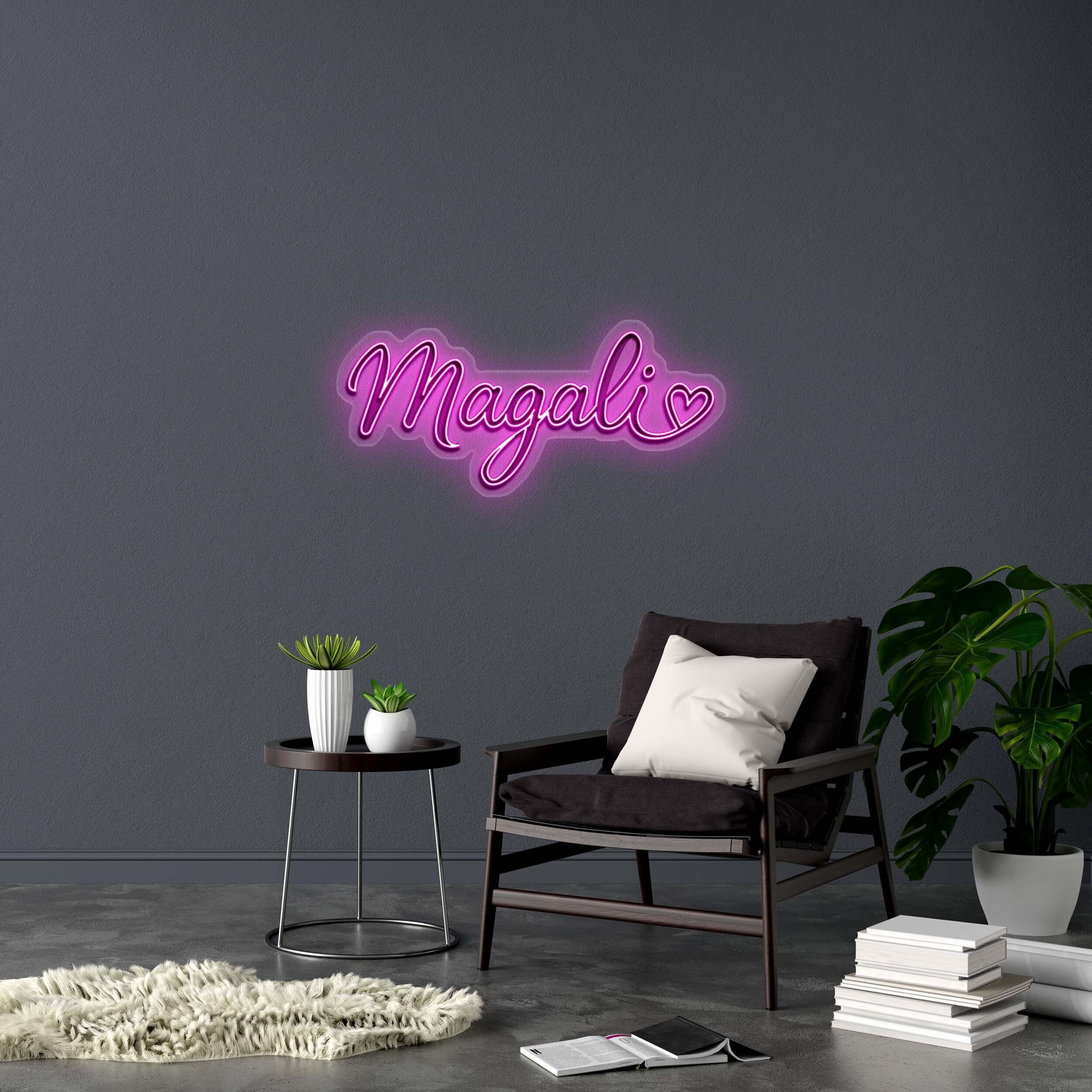 Magali - Premium Neon Artwork