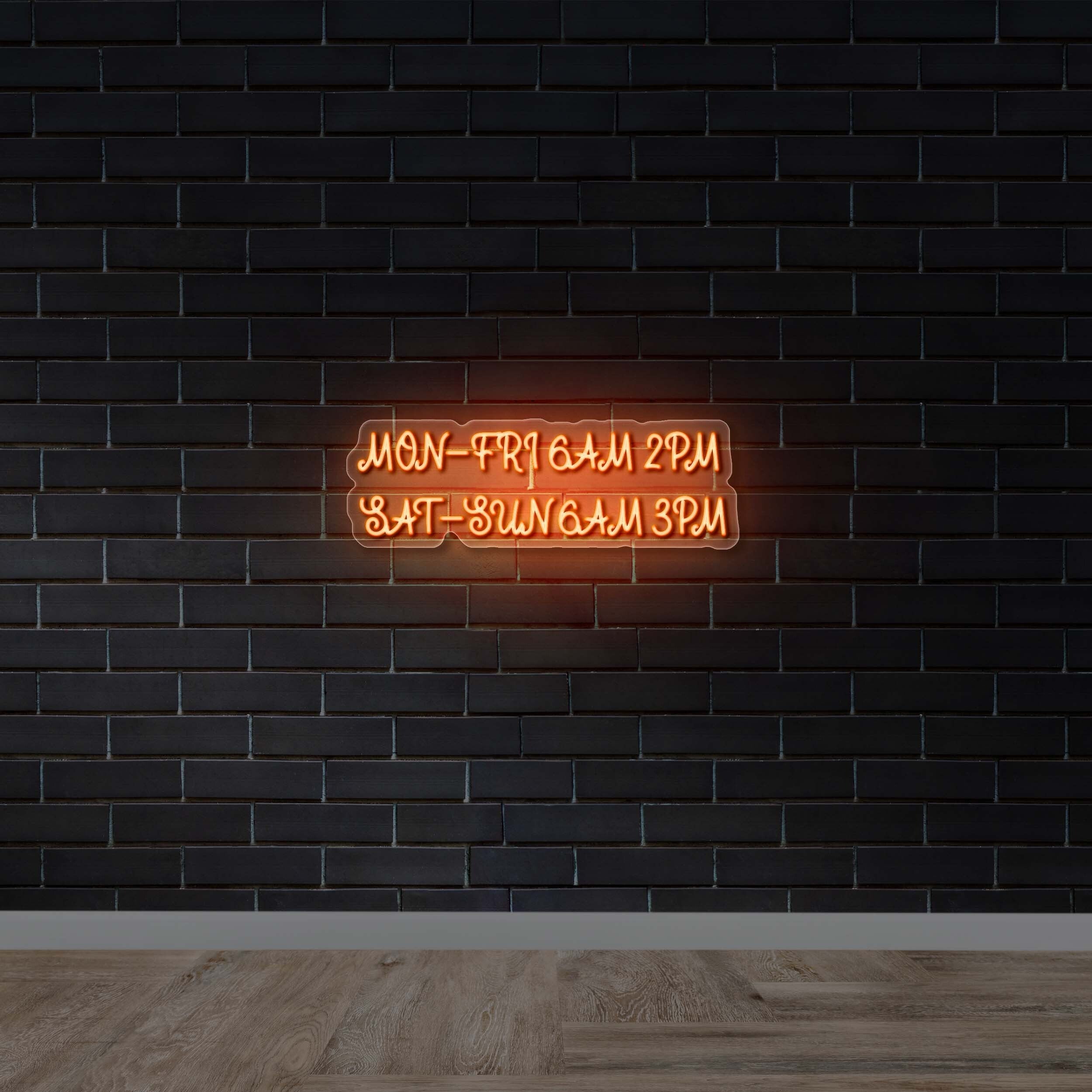 MON-FRI - Premium Neon Artwork