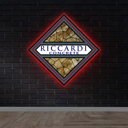 RICCARDI CONCRETE | Backlit - Premium Neon Artwork