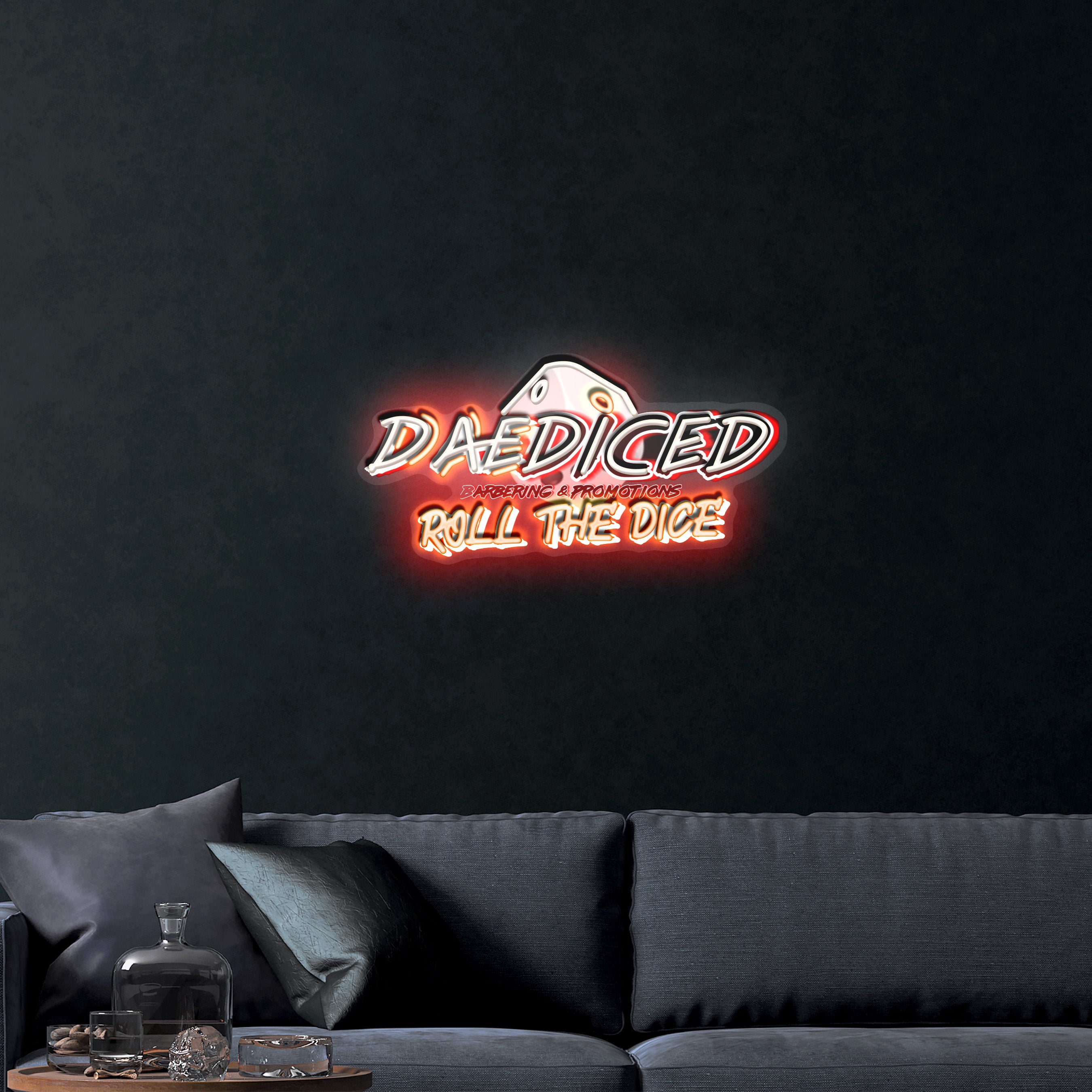 DAEDICED – Premium Neon Artwork