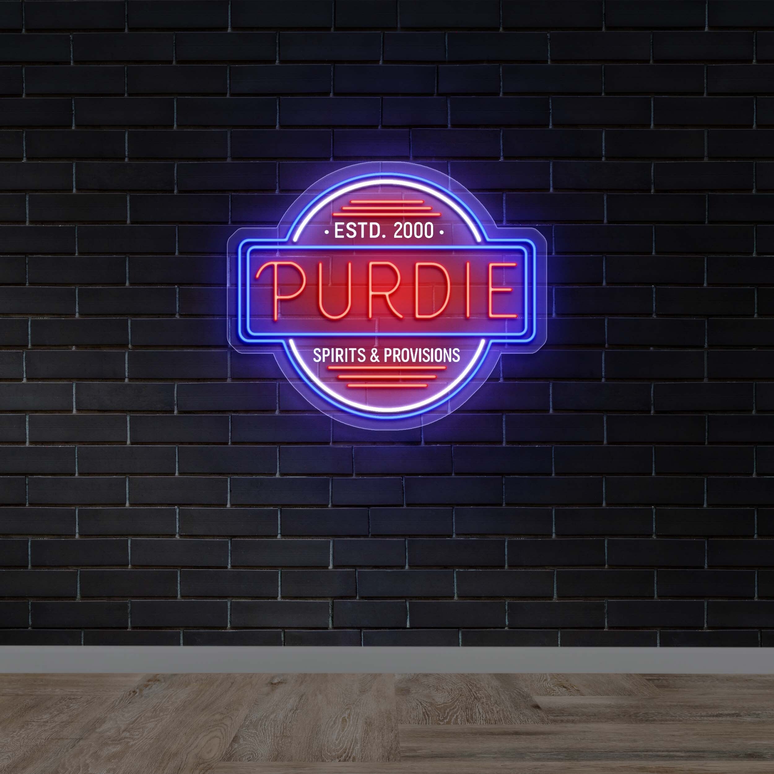 PURDIE | Single-tube - Premium Neon Artwork