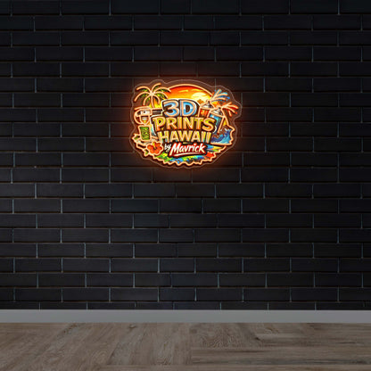 3D Prints Hawaii - Premium Neon Artwork