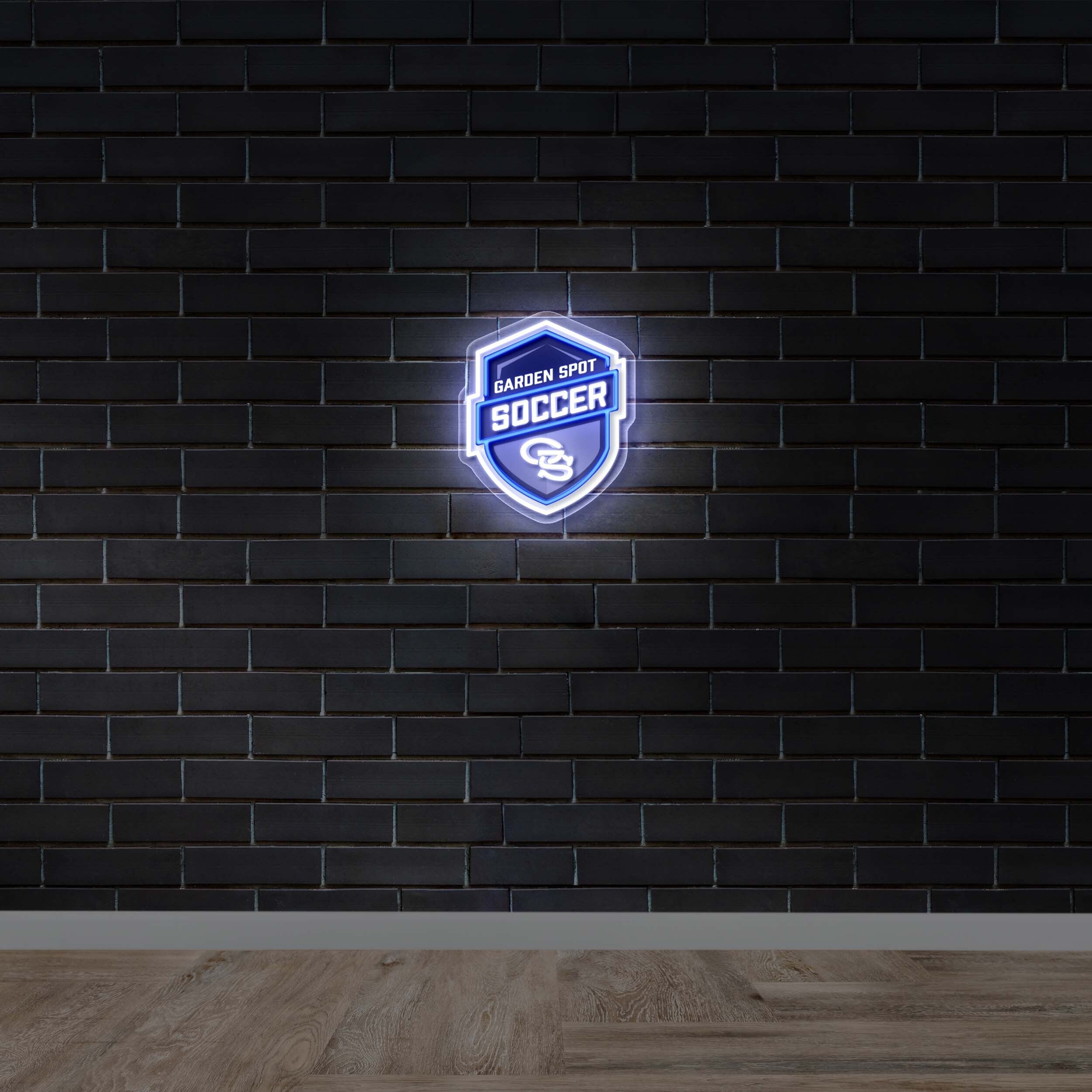 Garden Spot Soccer - Premium Neon Artwork
