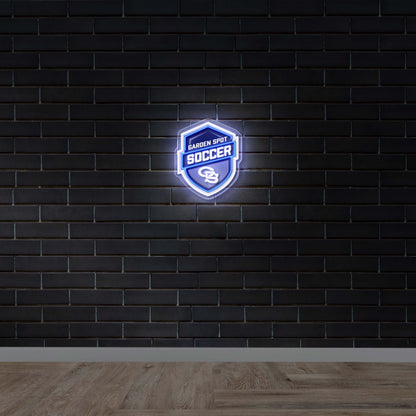 Garden Spot Soccer - Premium Neon Artwork