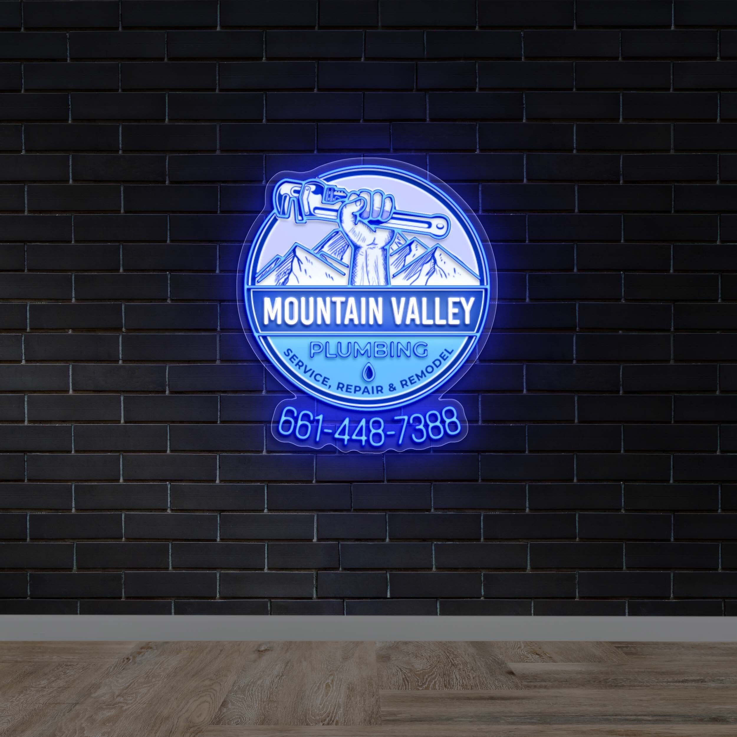 MOUNTAIN VALLEY | 2nd Version - Premium Neon Artwork