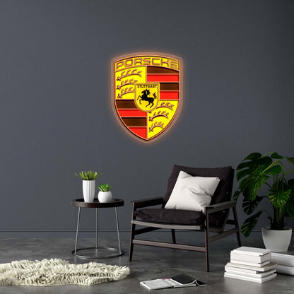 PORSCHE - Premium Neon Artwork