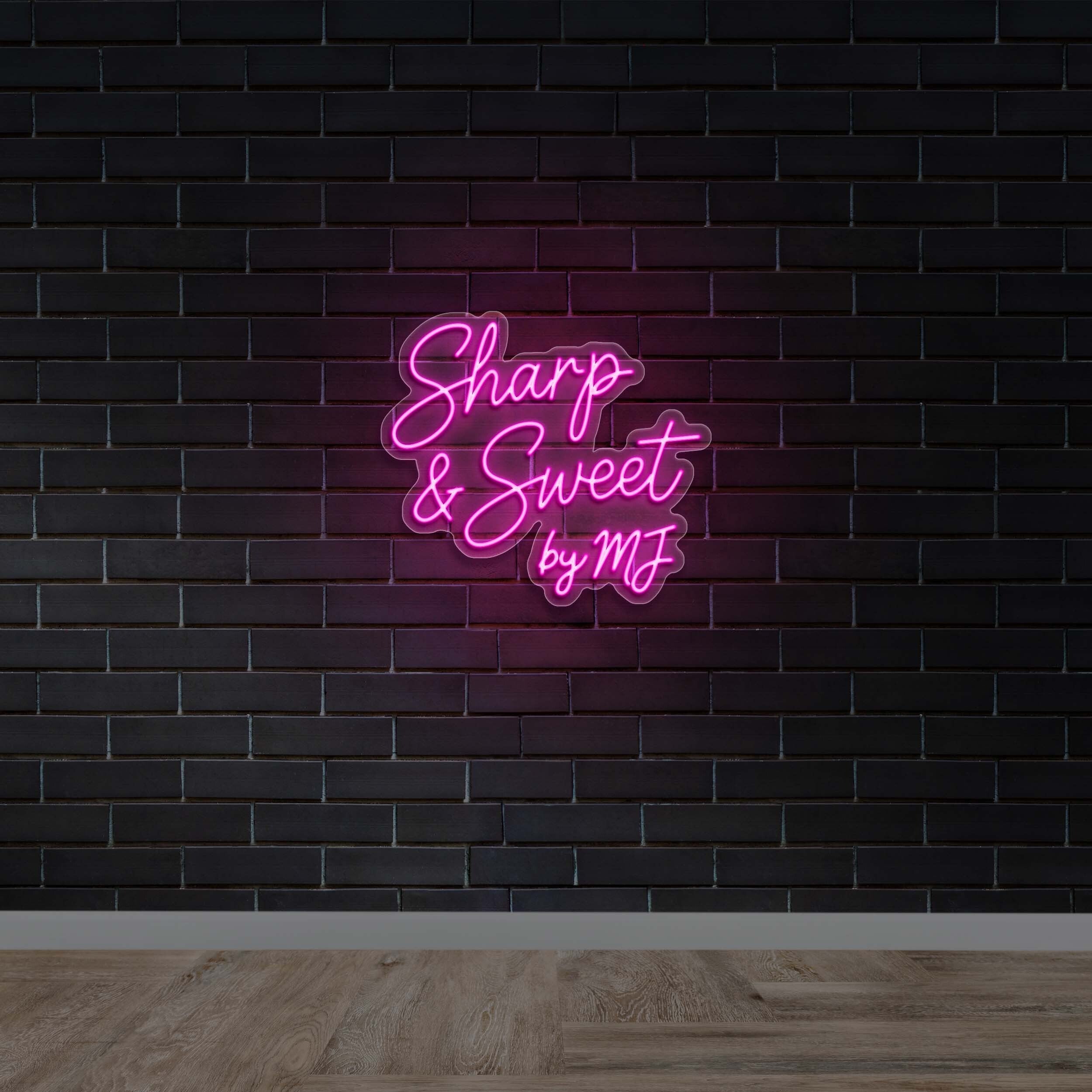 Sharp & Sweet by MJ - Premium Neon Artwork