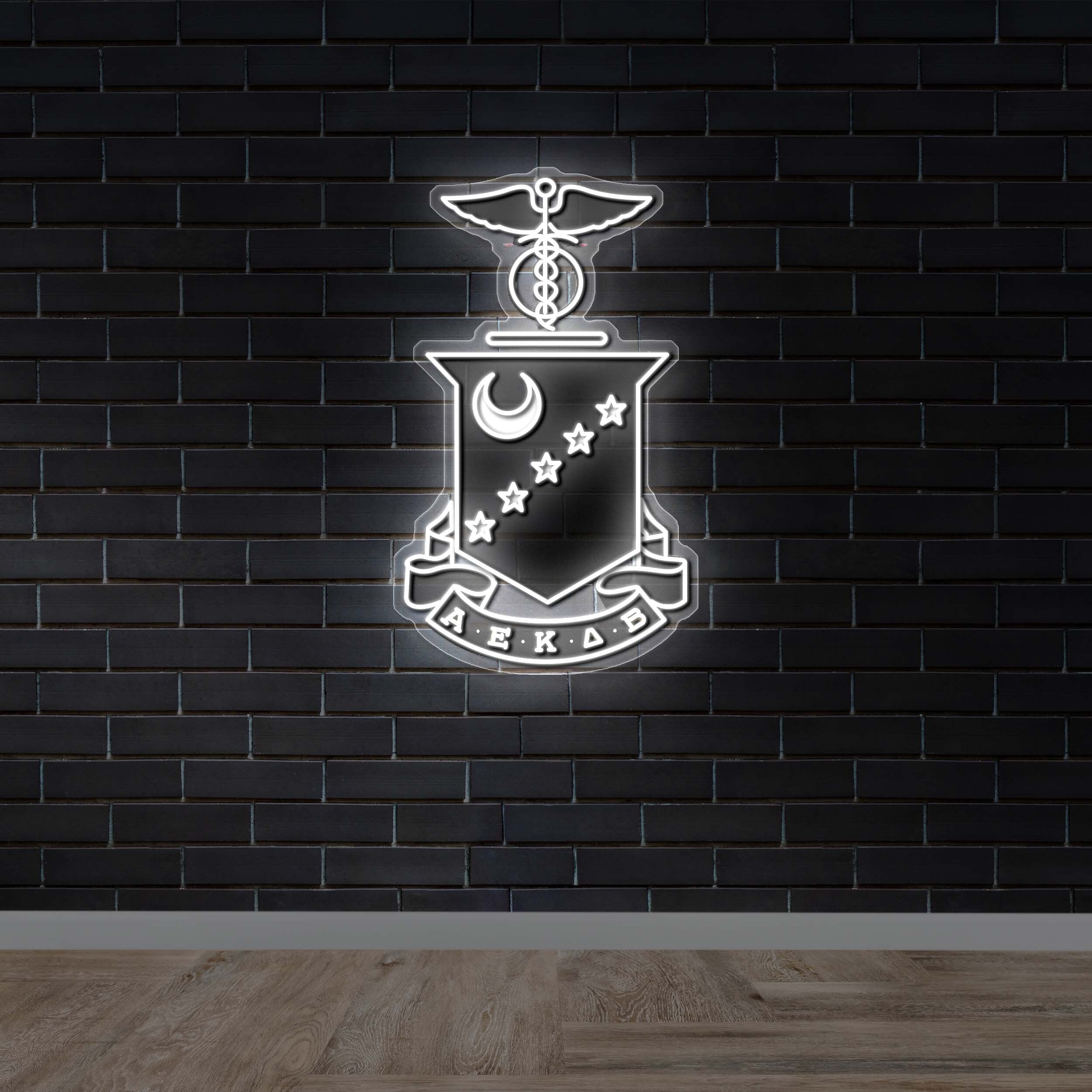 Fraternity Sign (Black Version) -  Premium Neon Artwork