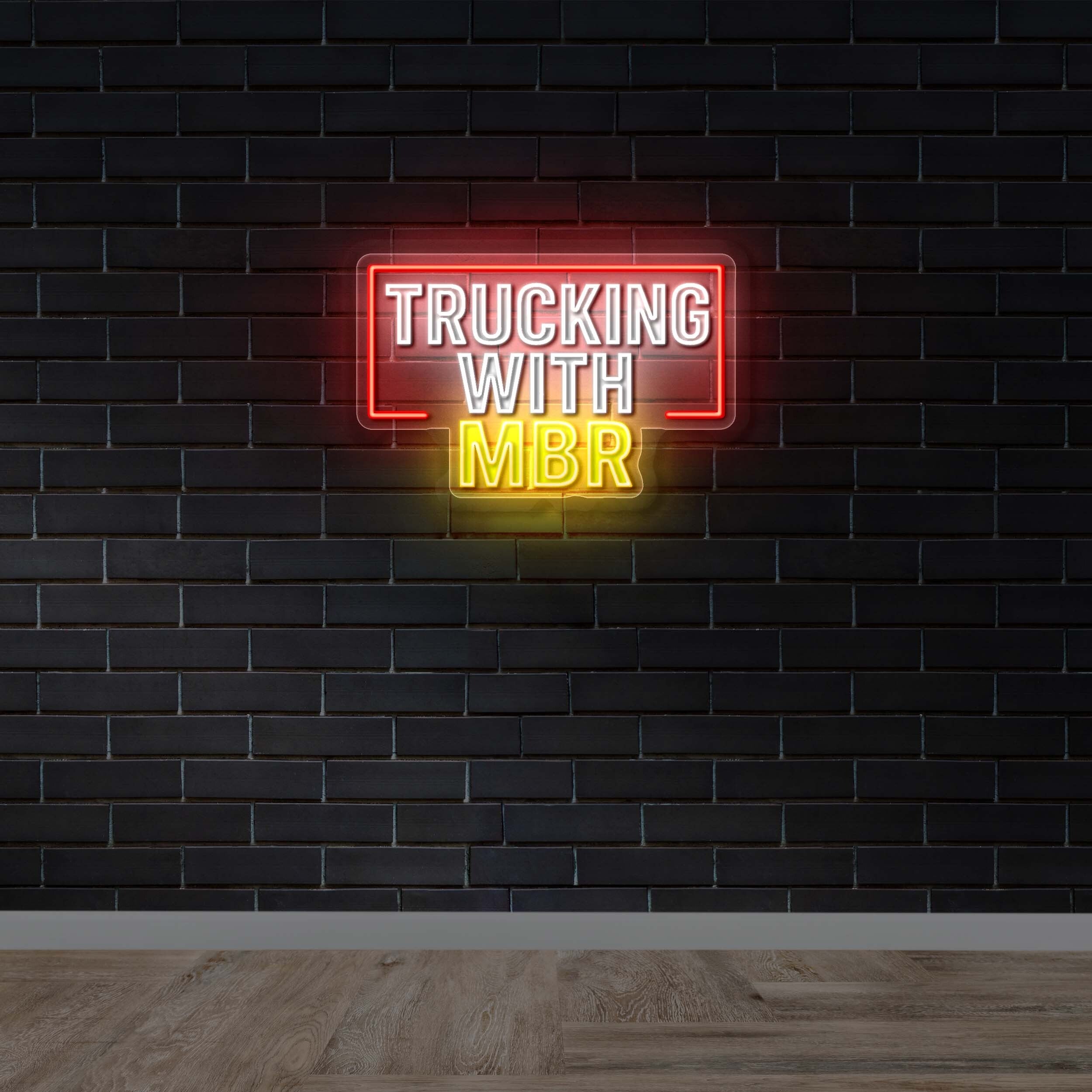 Trucking with MBR - Premium Neon Artwork