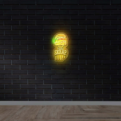 Fat Boi Skrap – Premium Neon Artwork