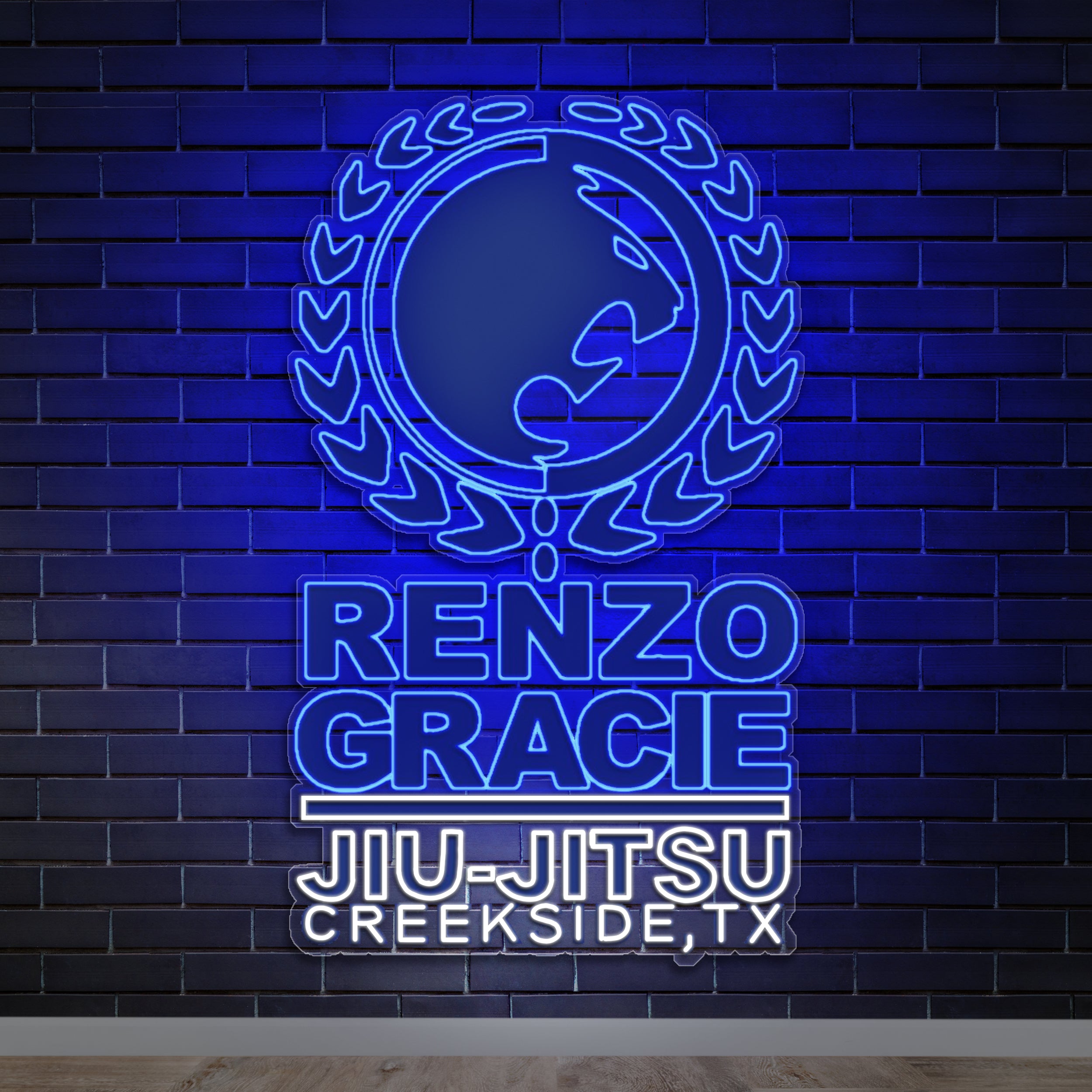 RENZO GRAZIE JIU JITSU - Premium Neon Artwork