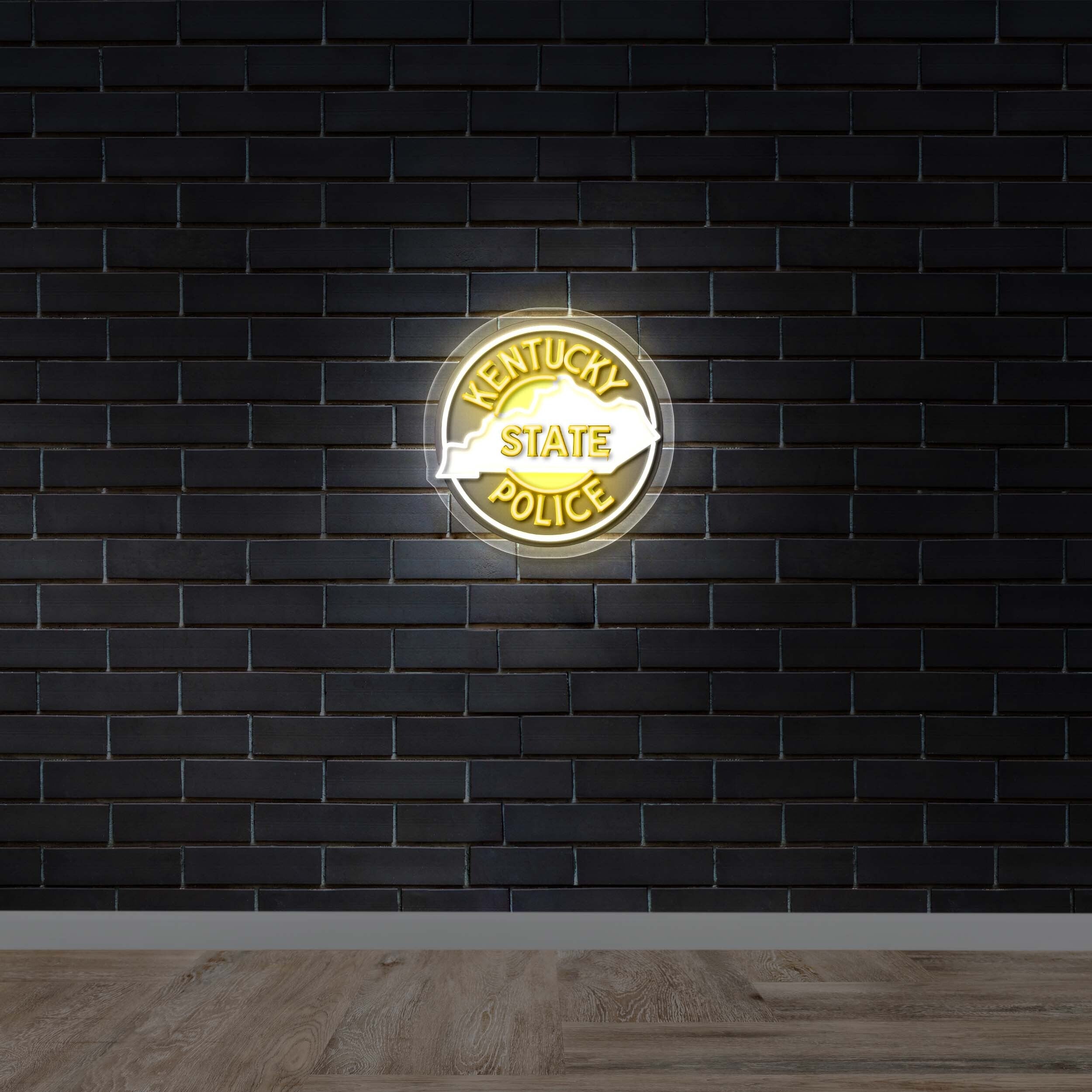 Kentucky State Police - Premium Neon Artwork