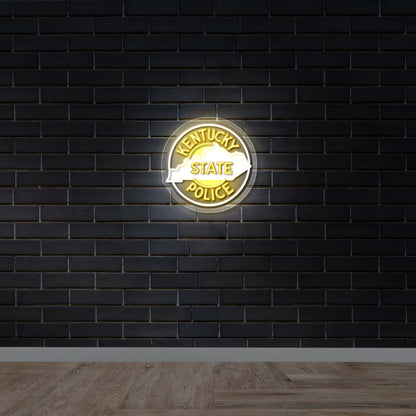 Kentucky State Police - Premium Neon Artwork