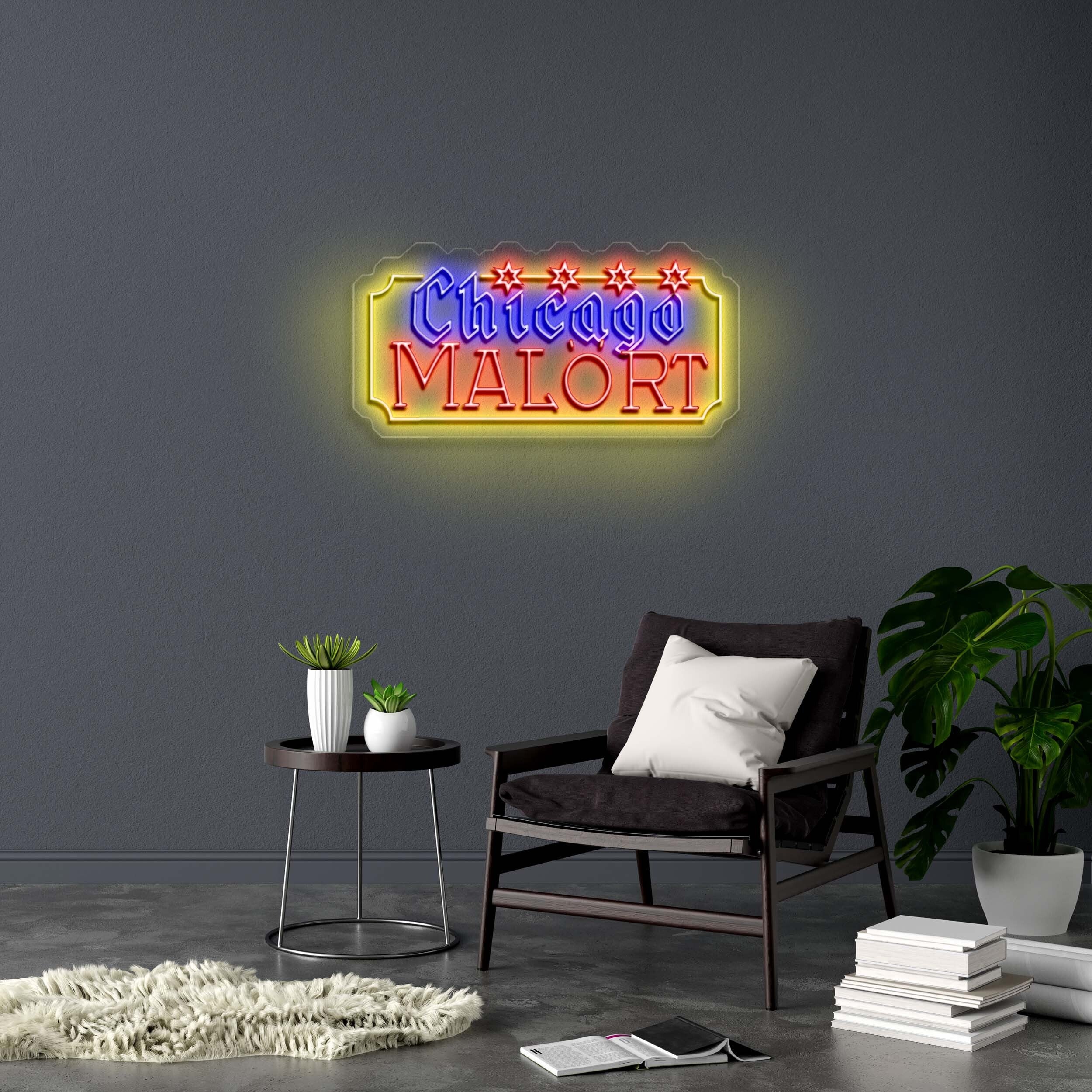 Chicago MALORT - Premium Neon Artwork