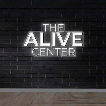 THE ALIVE CENTER - Premium Neon Artwork