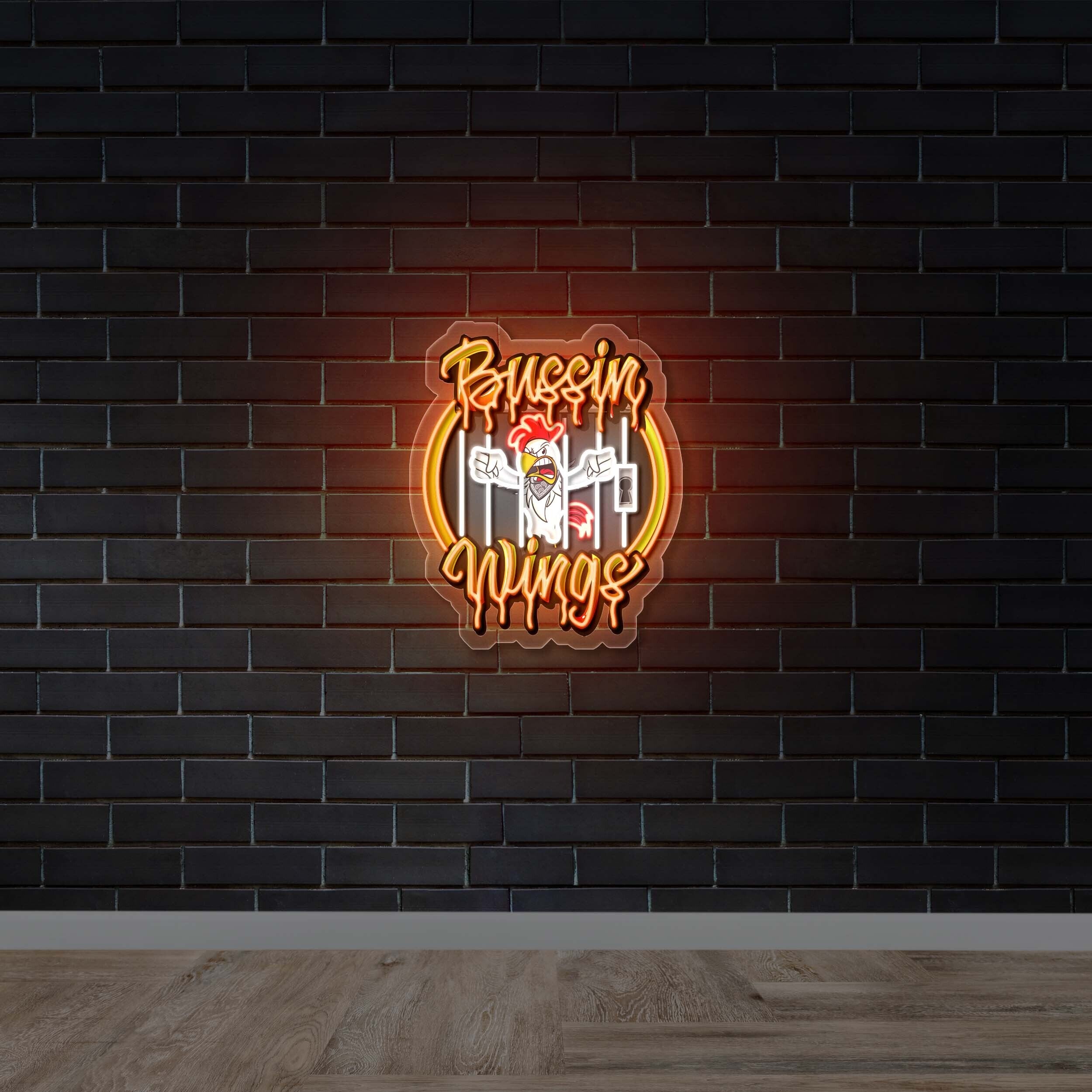 Bussin Wings - Premium Neon Artwork