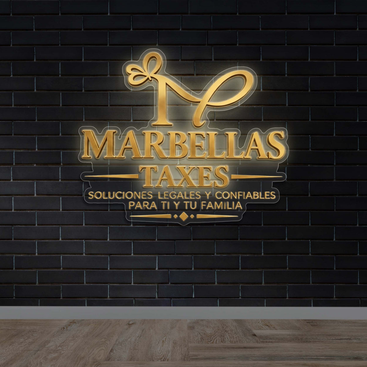 Marbellas Taxes - Premium Neon Artwork