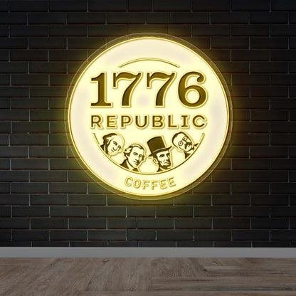 1776 REPUBLIC - Premium Neon Artwork