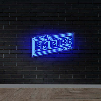 THE EVIL EMPIRE DODGERS - Premium Neon Artwork