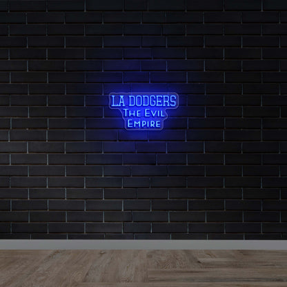 LA DODGERS THE EVIL EMPIRE - Premium Neon Artwork