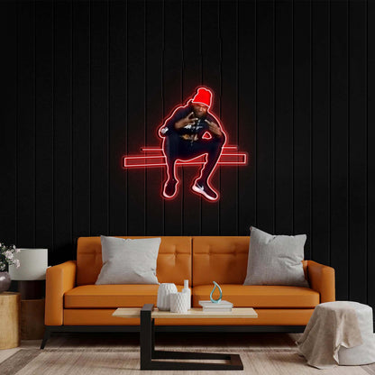Mario in Neon - Premium Neon Artwork