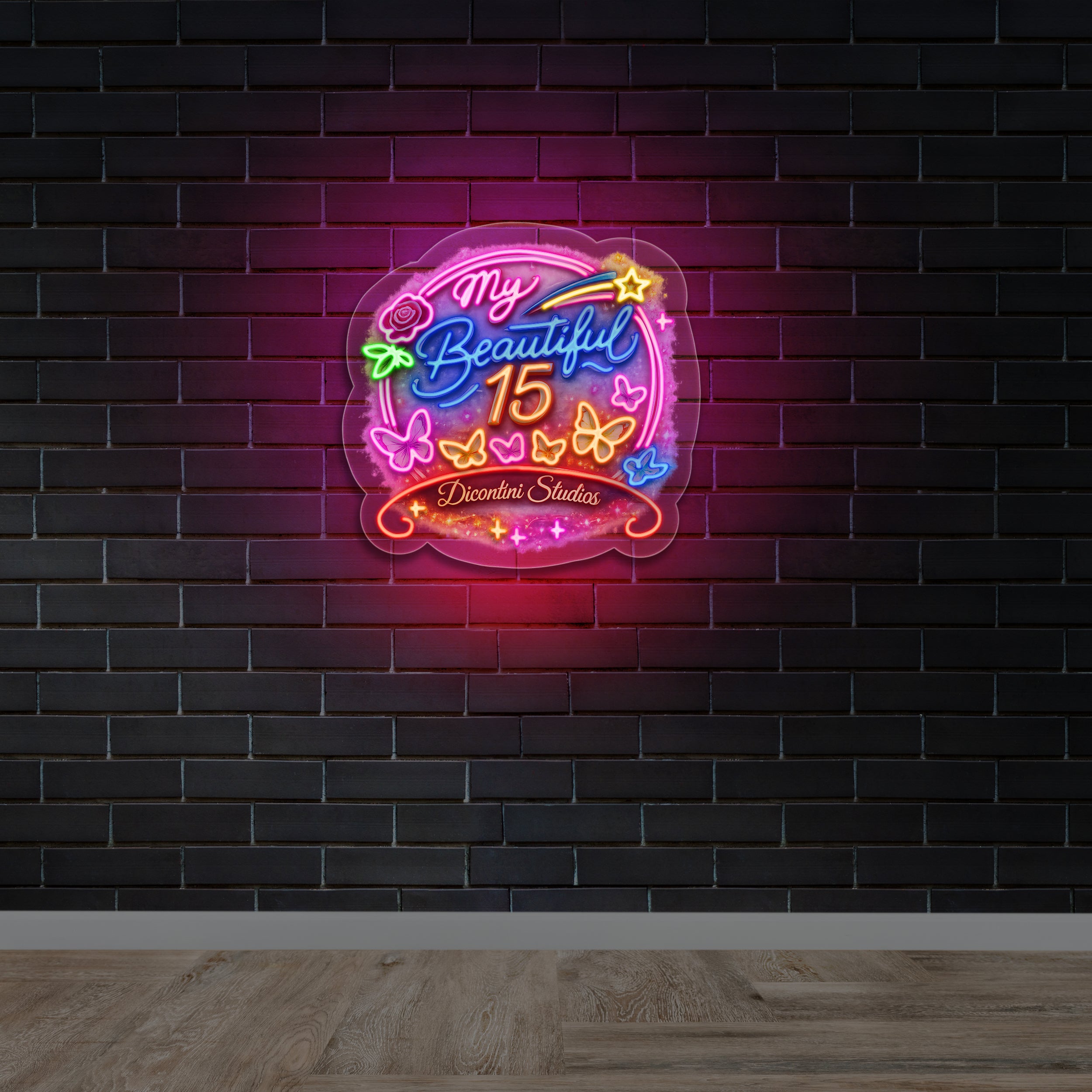 My Beautiful 15  - Premium Neon Artwork