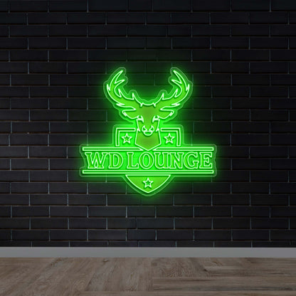 WD LOUNGE - Premium Neon Artwork