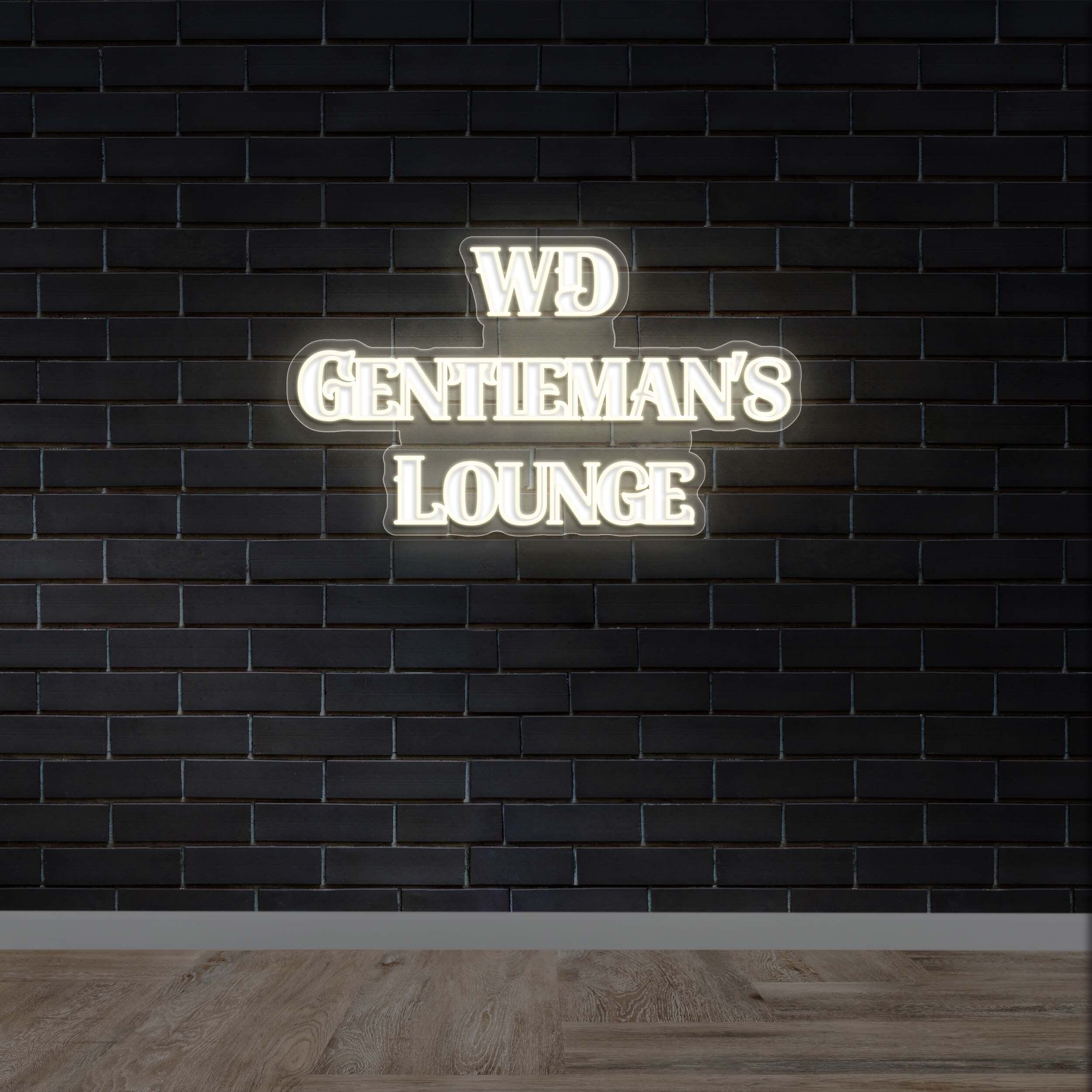 WD GENTLEMAN'S LOUNGE - Premium Neon Artwork