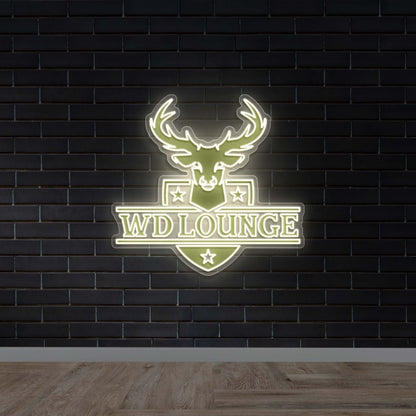 WD LOUNGE - Premium Neon Artwork