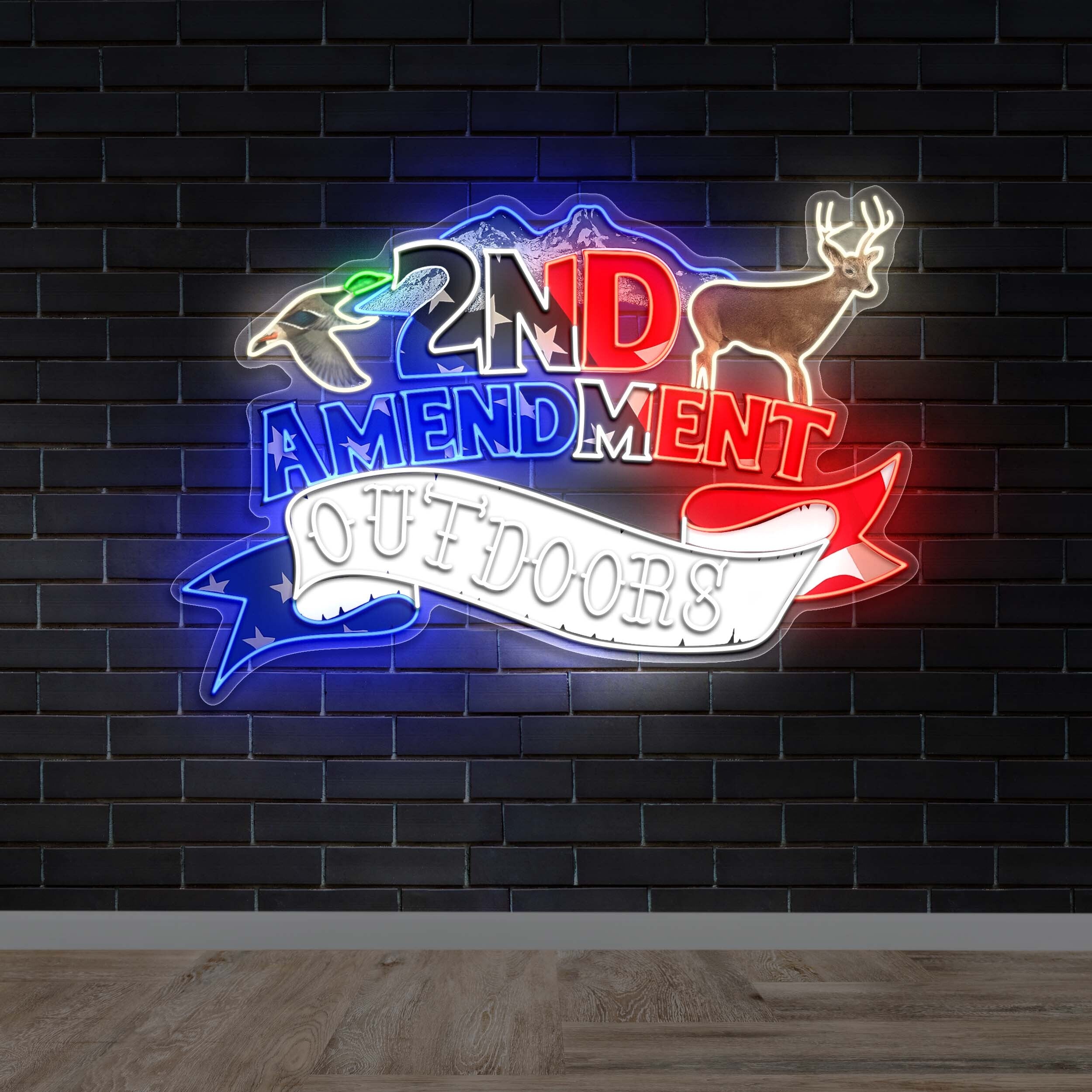 2ND AMENDMENT - Premium Neon Artwork