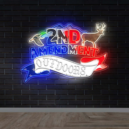 2ND AMENDMENT - Premium Neon Artwork