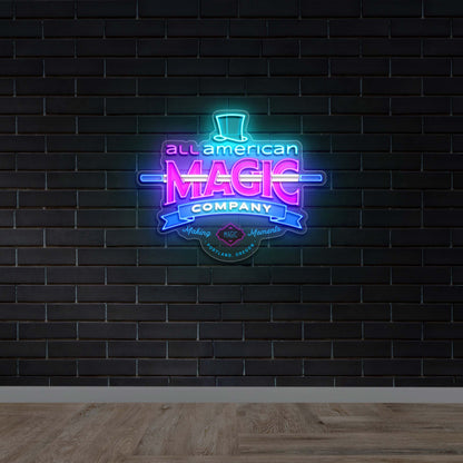 All American Magic - Premium Neon Artwork