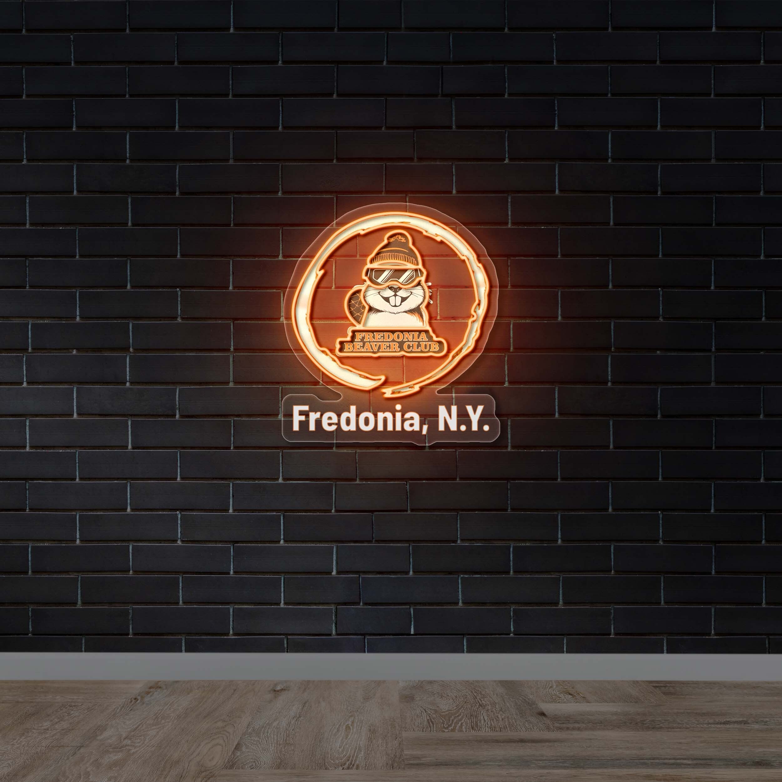 Fredonia Beaver Club - Premium Neon Artwork