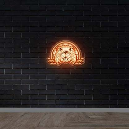 Beaver club logo - Premium Neon Artwork