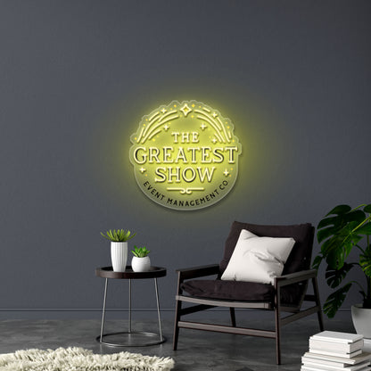 THE GREATEST SHOW - Premium Neon Artwork