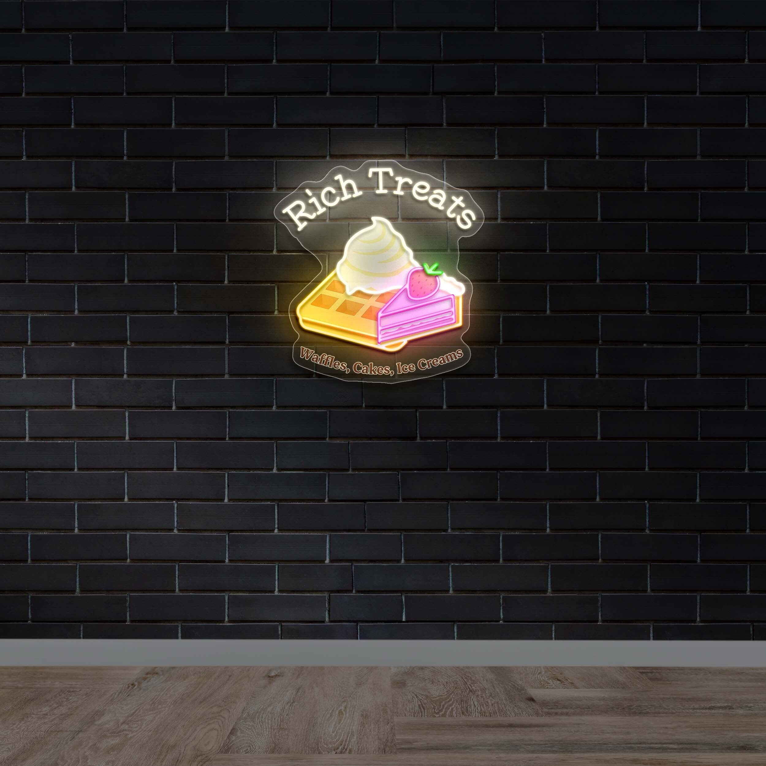 Rich Treats - Premium Neon Artwork