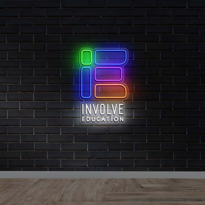 Involve Education - Premium Neon Artwork