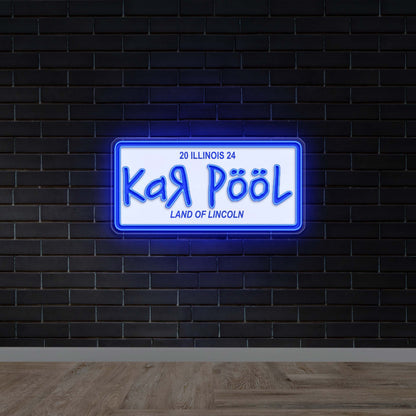 Kar Pool - Premium Neon Artwork