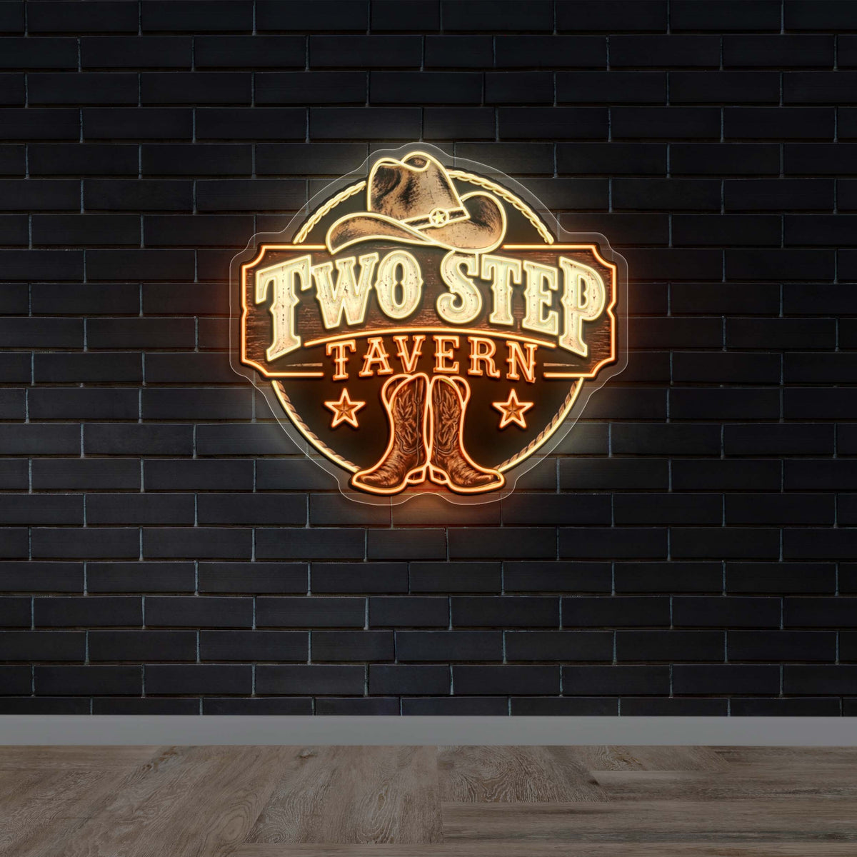 Two Step Tavern - Premium Neon Artwork