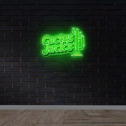 Cactus Jack's - Premium Neon Artwork