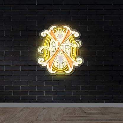 Arturo Fuente Crest - Premium Neon Artwork