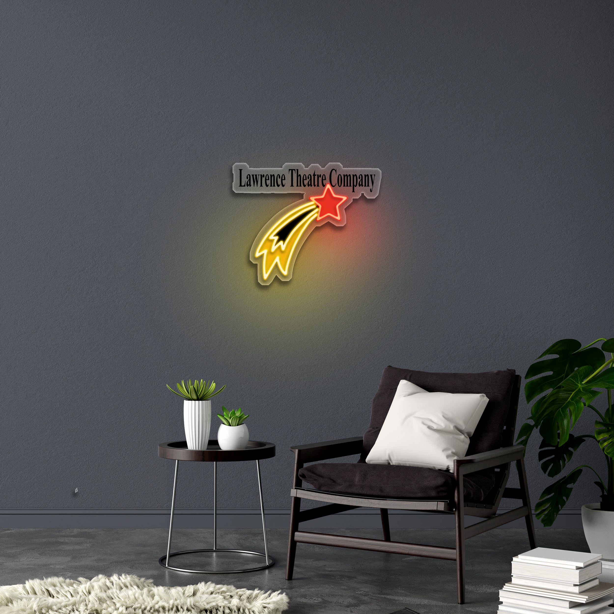 Lawrence Theatre Company - Premium Neon Artwork