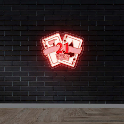 SQUAD 21 - Premium Neon Artwork