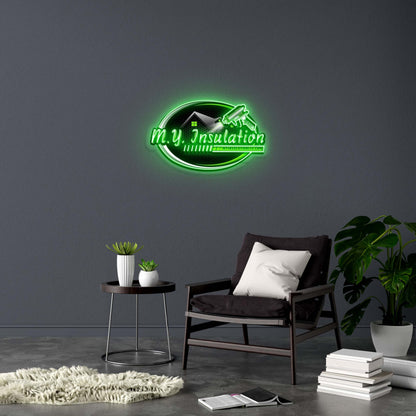 M.Y. Insulation - Premium Neon Artwork