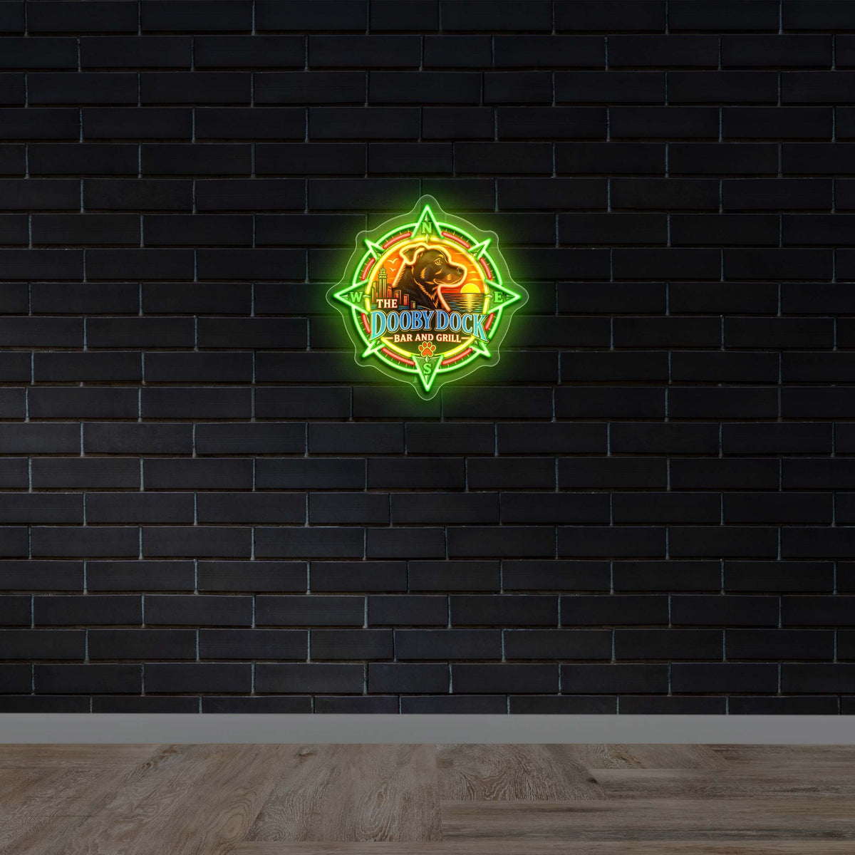 THE DOOBY DOCK BAR AND GRILL - Premium Neon Artwork