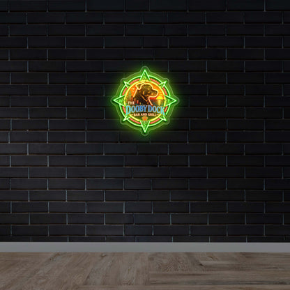 THE DOOBY DOCK BAR AND GRILL - Premium Neon Artwork