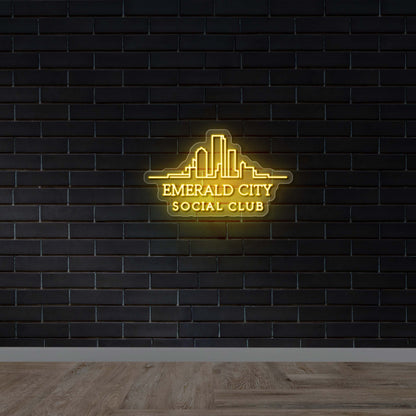Emerald City - Premium Neon Artwork