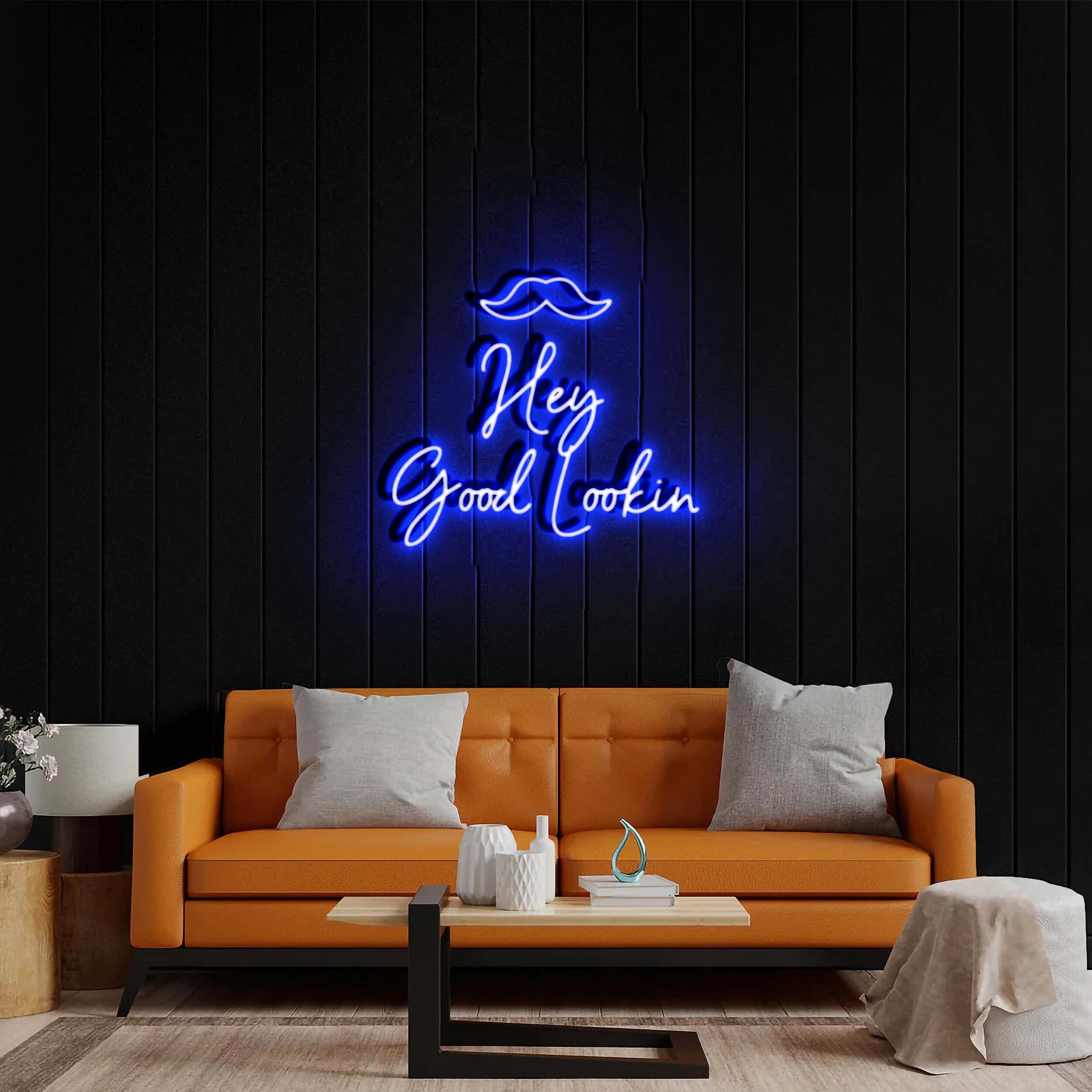 Hey Good Lookin - Premium Neon Artwork